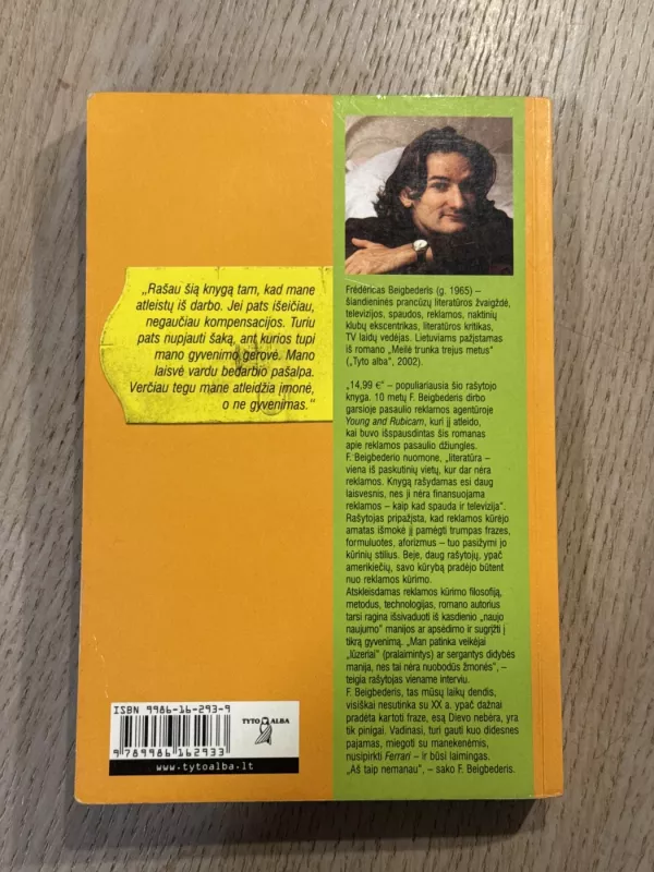 14,99 € - Frederic Beigbeder, knyga 3