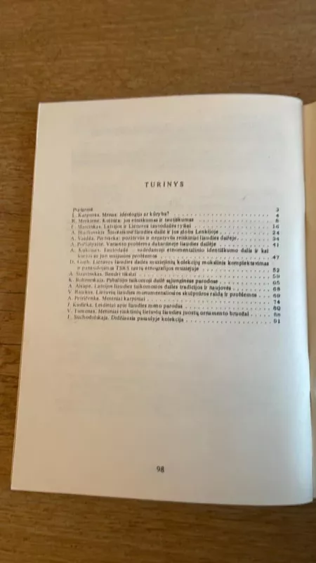 Tautodailės raida ir problemos - kolektyvas, knyga 4