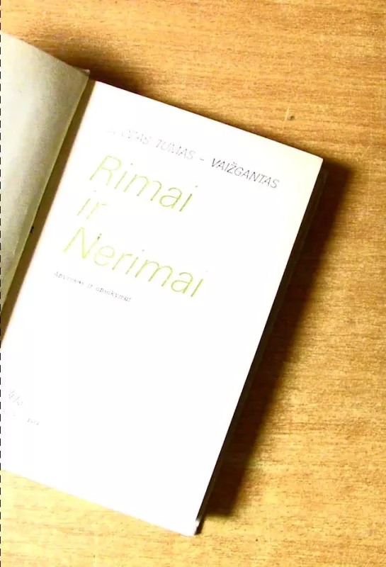 Rimai ir Nerimai -  Vaižgantas, knyga 2
