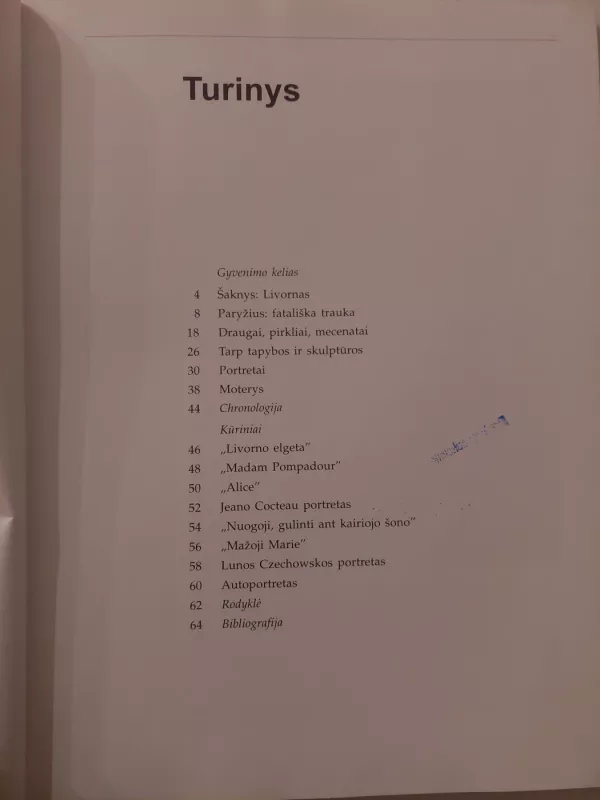 Modigliani - Autorių Kolektyvas, knyga 4