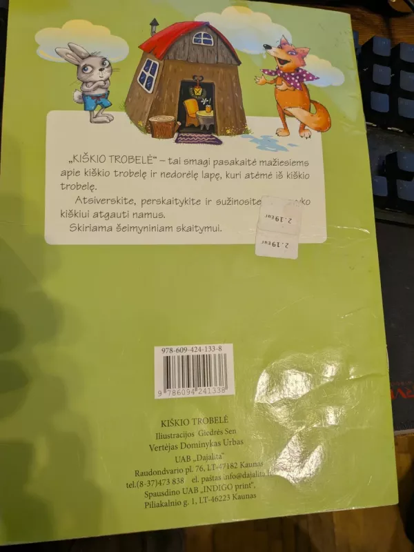 Kiškio trobelė - Autorius nenurodytas, knyga 2