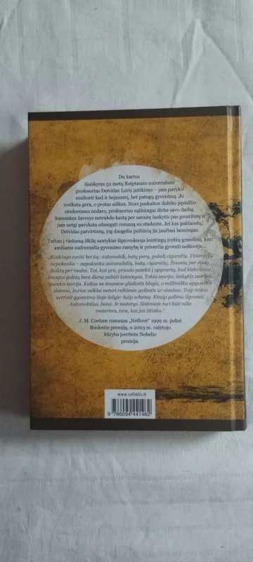 Nešlovė - J. M. Coetzee, knyga 3
