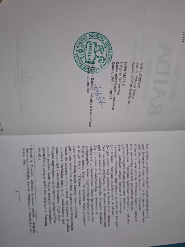 Asmenybės raida gyvenime - Kęstutis Trimakas, knyga 3