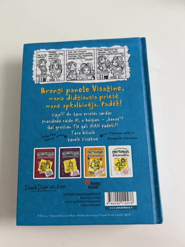 Prietrankos dienoraštis. Ne itin gudrios panelės visažinės istoria - Rachel Renée Russell, knyga 3