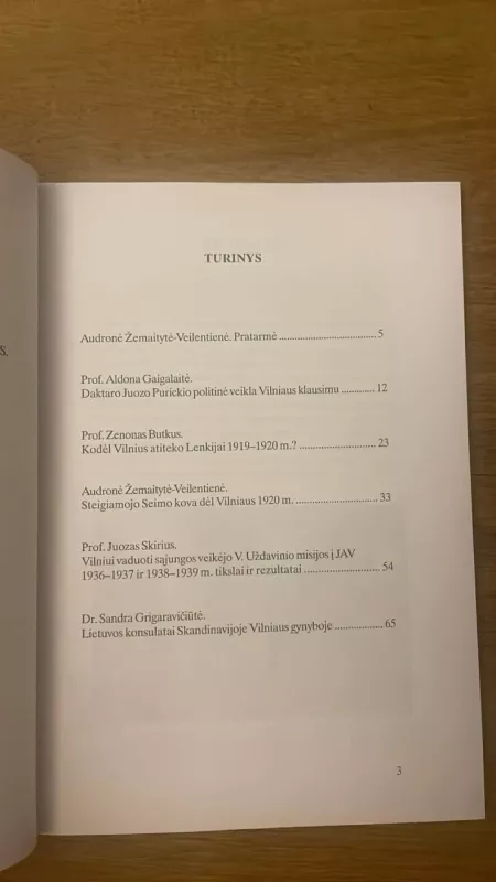 Vilniaus klausimas Lietuvos respublikos diplomatijoje (1918-1940m.) - Audronė Veilentienė, knyga 6