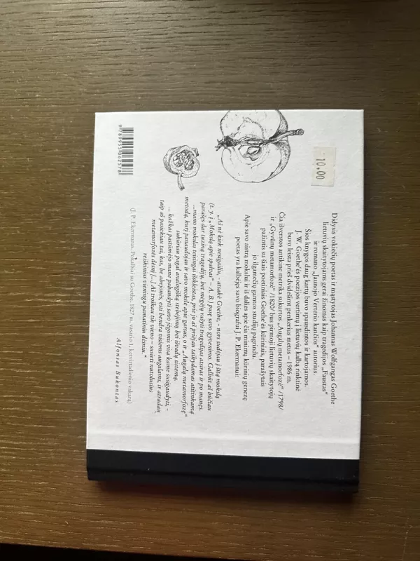 Augalų Metamorfozė ir Gyvūnų metamorfozė - Johann Wolfgang Goethe, knyga 3