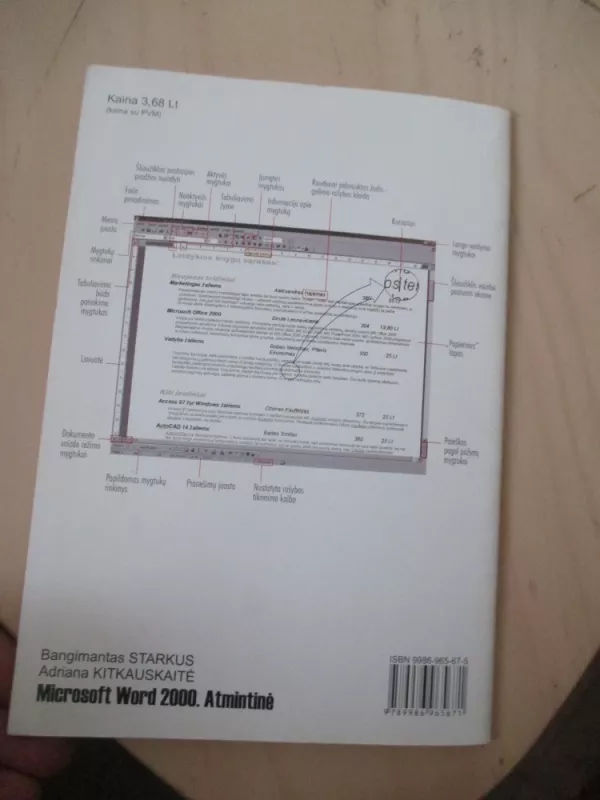 Microsoft Word 2000. Atmintinė - Autorių Kolektyvas, knyga 4