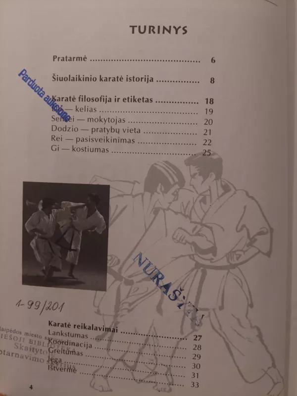 Karatė pagrindai - Karamitsos, knyga 4