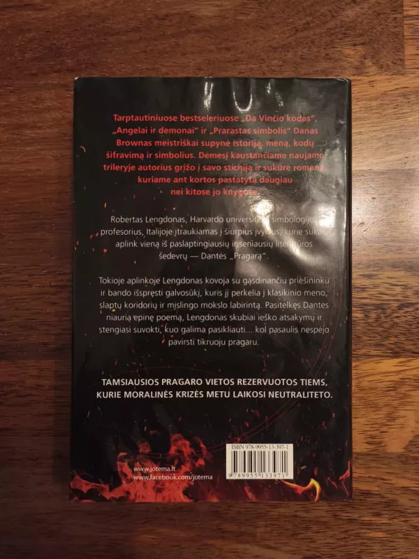 Inferno - Dan Brown, knyga 3