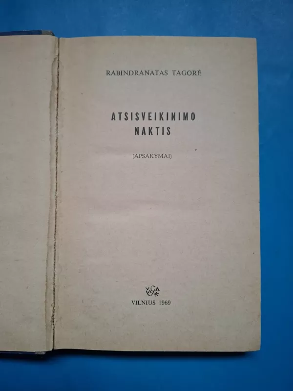 Atsisveikinimo naktis - Rabindranatas Tagorė, knyga 3