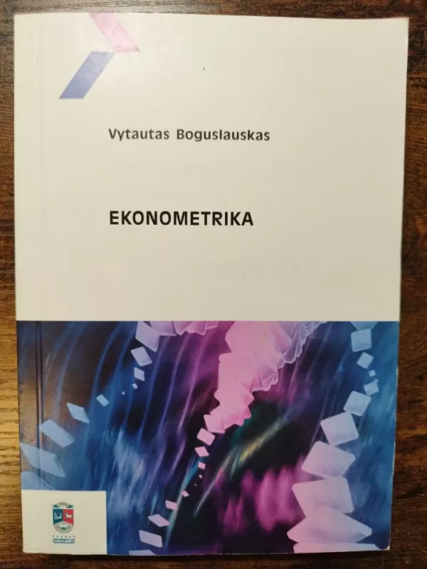 Ekonometrika - Vytautas Boguslauskas, knyga 2