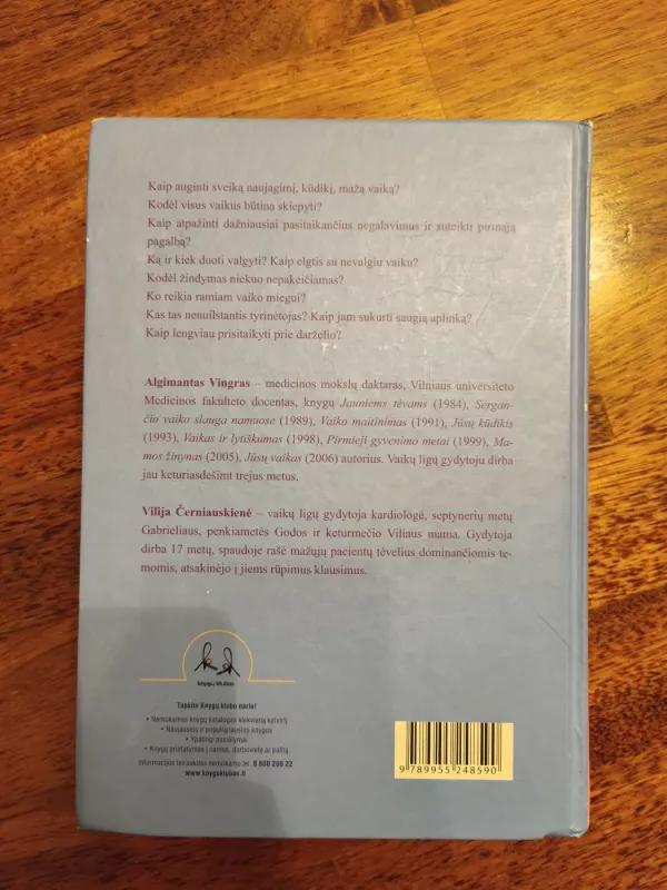 Pirmieji treji gyvenimo metai - Algimantas Vingras, Vilija  Černiauskienė, knyga 3