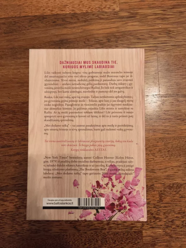 Mes dedame tašką - Colleen Hoover, knyga 3