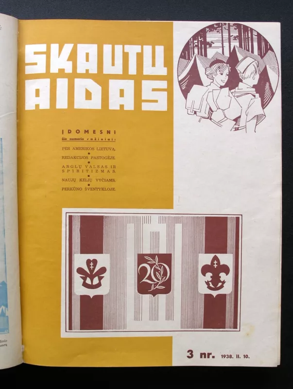 Skautu Aidas 1938 Pilnas komplektas - Redaktorius Antanas Saulaitis, knyga 5
