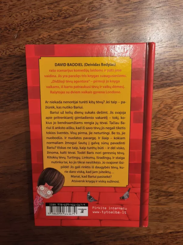 Didžioji tėvų agentūra - David Baddiel, knyga 3