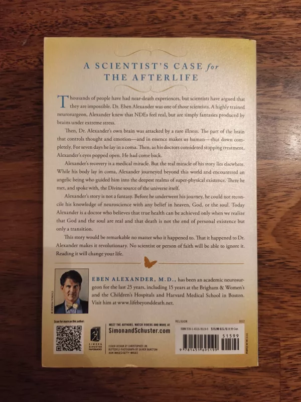 Proof of heaven - Eben Alexander, knyga 3