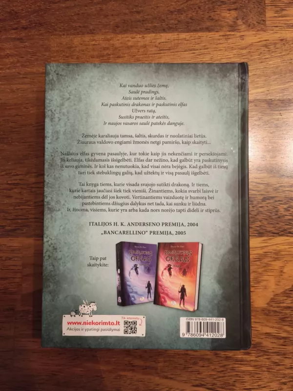 Paskutinis elfas - Silvana De Mari, knyga 3