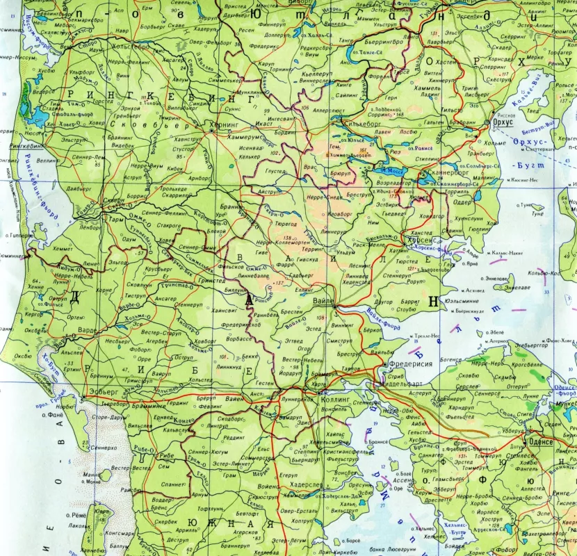 Danijos žemėlapis 1979 - Autorių kolektyvas, knyga 4