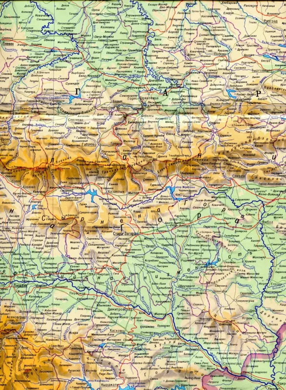 Bulgarijos žemėlapis 1983 - Autorių kolektyvas, knyga 4