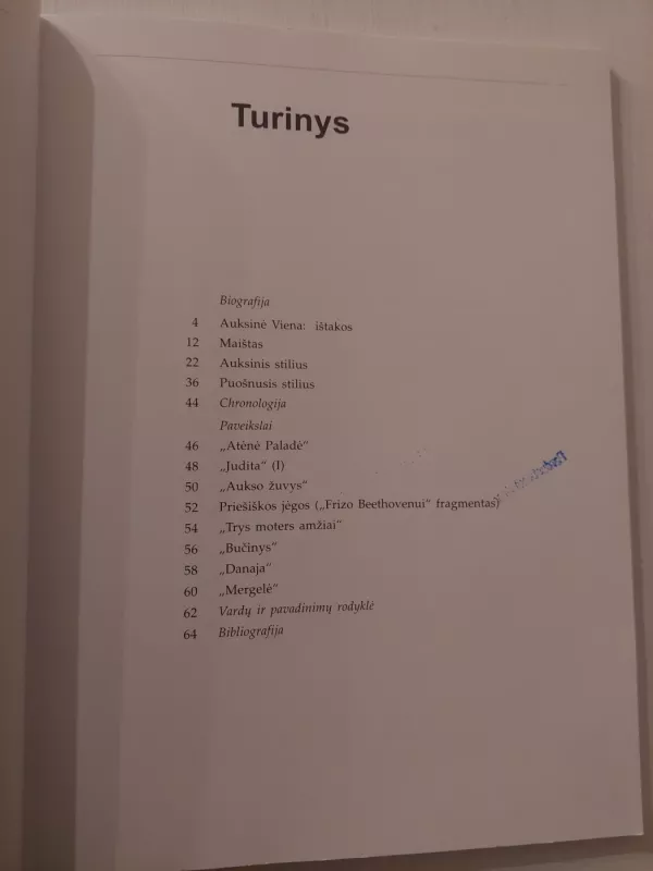 Klimt (1998) - Matteo Chini, knyga 4