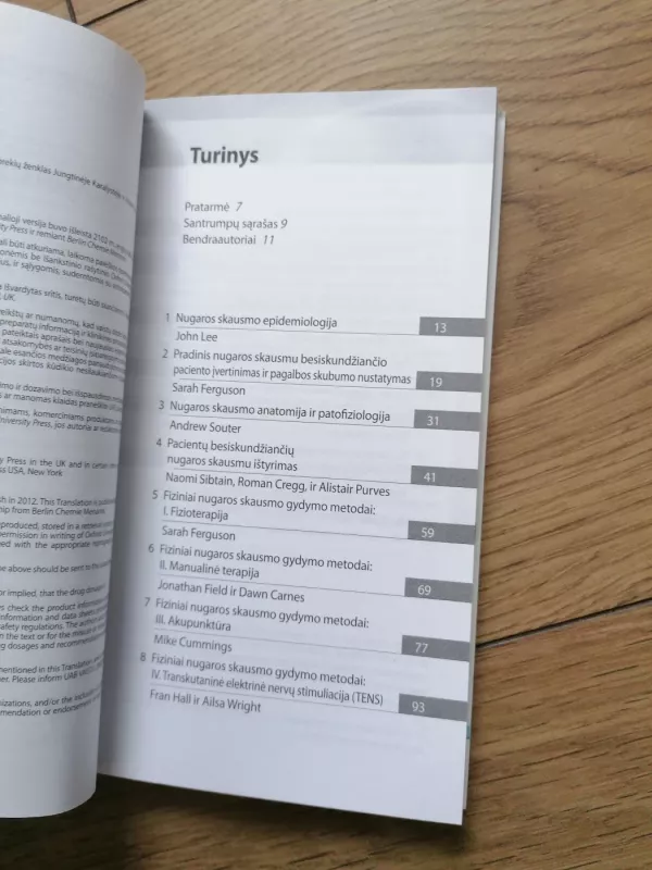 Nugaros skausmas - Autorių Kolektyvas, knyga 3