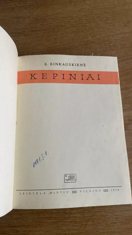 Kepiniai - E. Binkauskienė, knyga 3