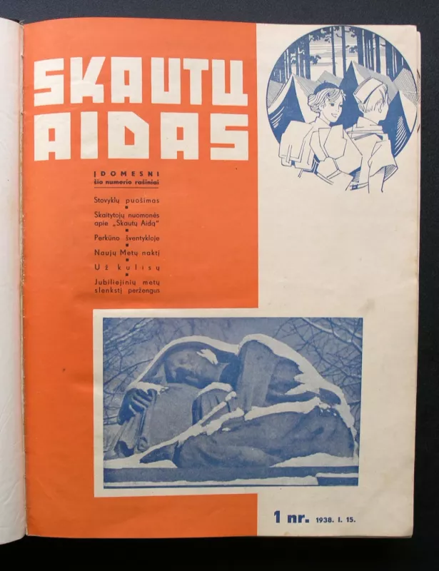 Skautu Aidas 1938 Pilnas komplektas - Redaktorius Antanas Saulaitis, knyga 2