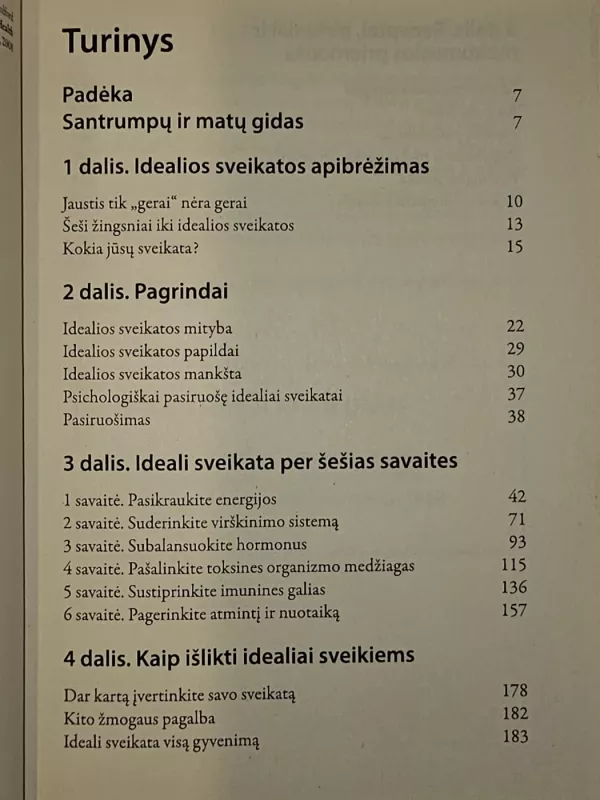 Ideali sveikata per 6 savaites - Patrick Holford, knyga 3