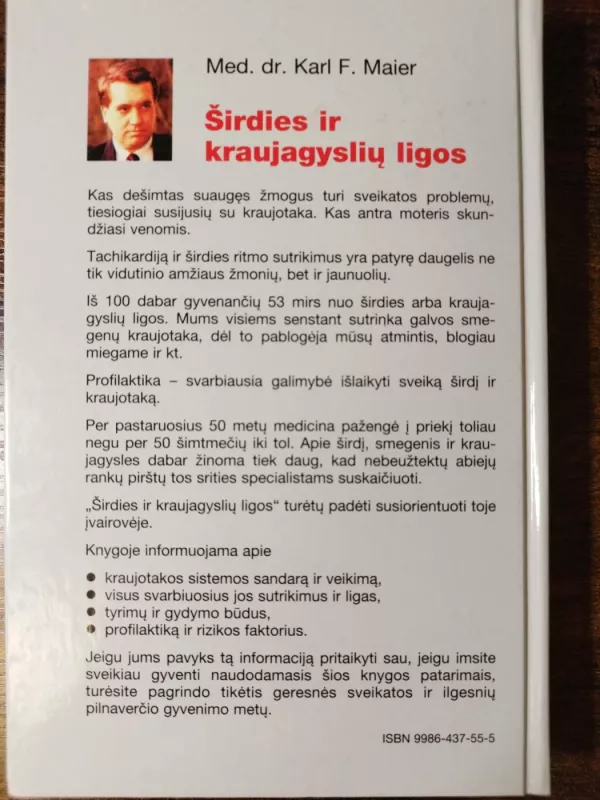 Širdies ir kraujagyslių ligos - Med.dr.Karl F. Maier, knyga 3
