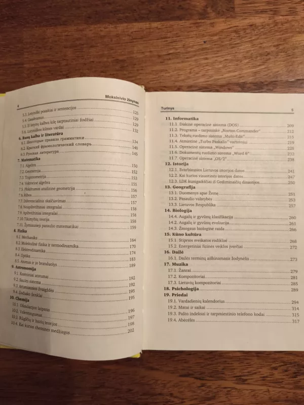 Moksleivio žinynas - Bronislovas Burgis, knyga 5