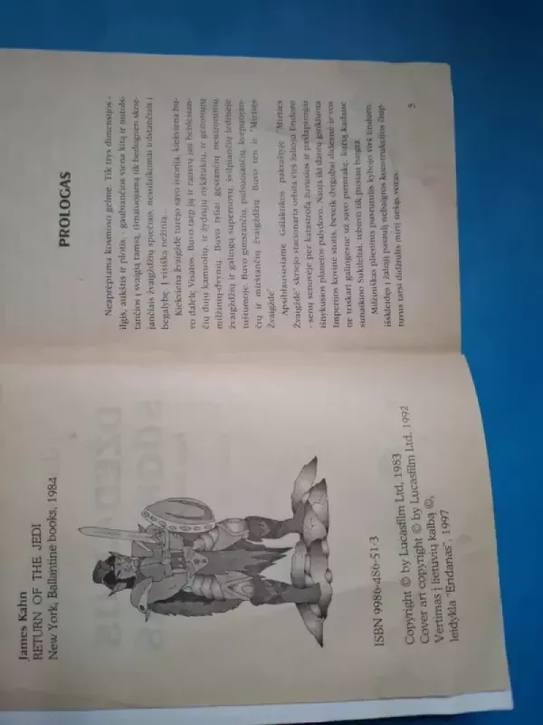 Džedajaus sugrįžimas - James Kahn, knyga 5