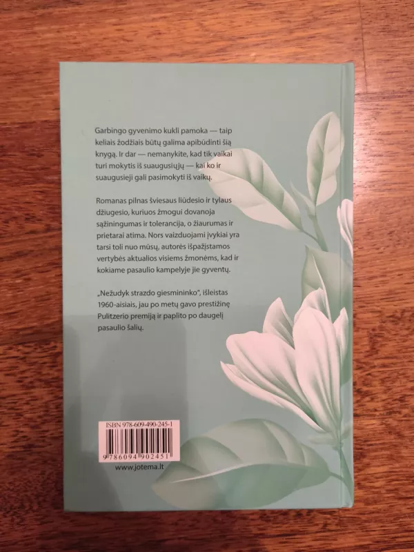 Nežudyk strazdo giesmininko - Harper Lee, knyga 3