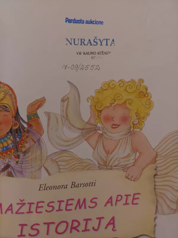 Mažiesiems apie istoriją - Eleonora Barsotti, knyga 3