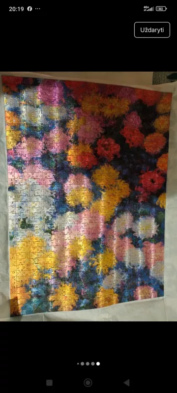 Dėlionė Mone's chrysanthemums - , stalo žaidimas 6