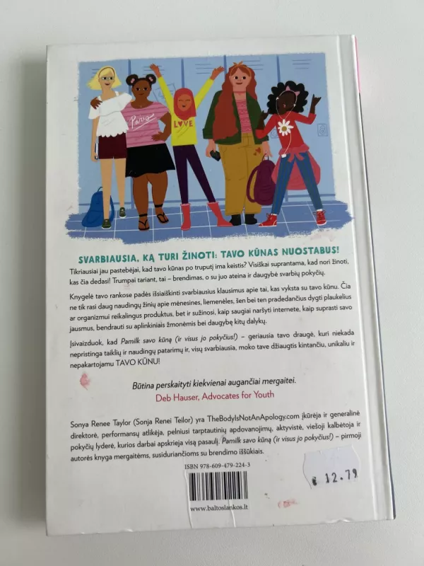 PAMILK SAVO KŪNĄ (ir visus jo pokyčius!) Svarbiausias merginų brendimo vadovas - Sonya Renee Taylor, knyga 3