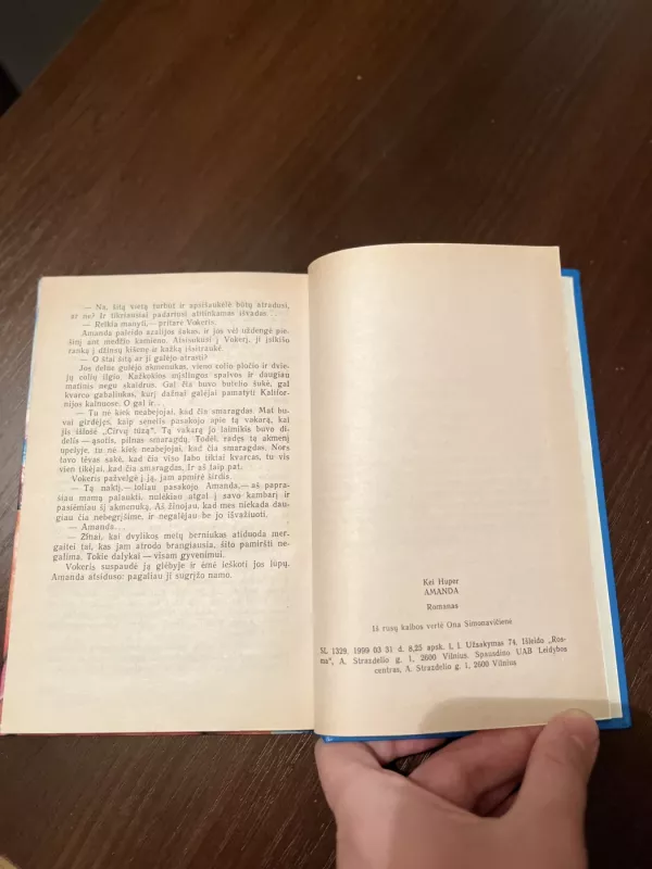 Amanda - Keit Huper, knyga 4