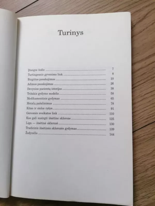 Nuo diagnozės iki geresnės sveikatos. Naujas požiūris į išsėtinę sklerozę - Birgitta Brunes, knyga 3
