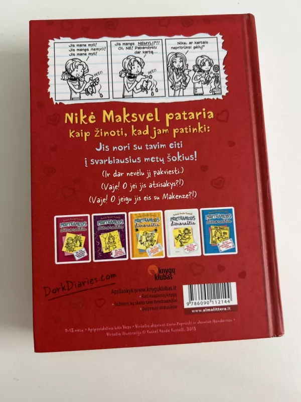 Prietrankos dienoraštis. Ne itin laimingos širdžių ėdikės istorija - Rachel Renée Russell, knyga 3