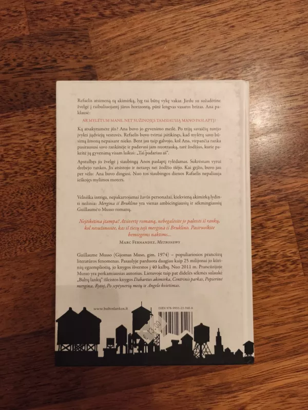 Mergina iš bruklino - Guillaume Musso, knyga 3