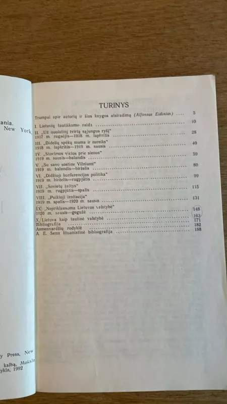 Lietuvos valstybės atkūrimas 1918-1920 - Autorių Kolektyvas, knyga 4