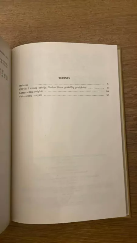 RKP(b) Lietuvių sekcijų Centro biuro protokolai - Rimantas Maliukevičius, knyga 4