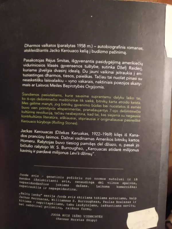 Dharmos valkatos - Džekas Keruakas, knyga 3