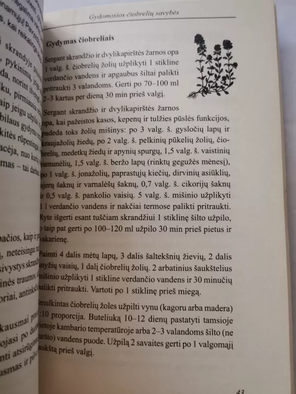 Čiobreliai nuo 100 ligų - M. Milaš, knyga 5