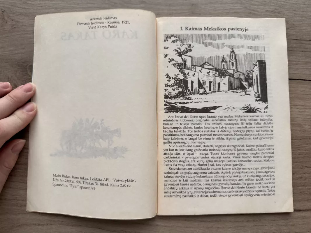 Karo takas - Main Ridas, knyga 4