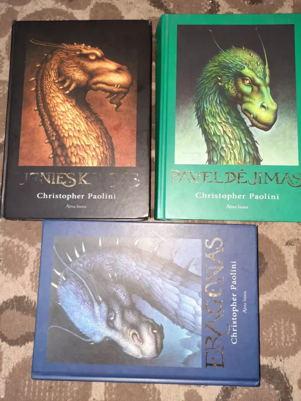 Eragonas+Ugnies kardas+Paveldėjimas - Paolini Christoper, knyga 3