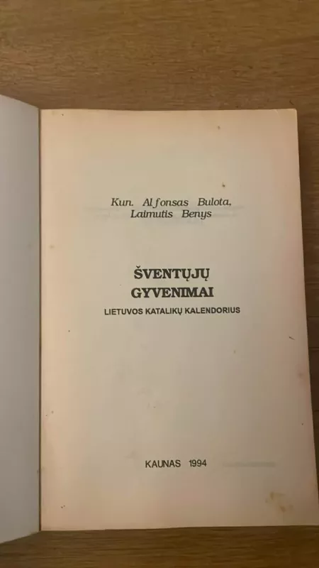Šventųjų gyvenimai - A. Bulota, knyga 4