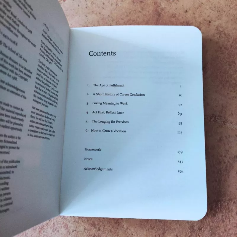 How to Find Fulfilling Work - Roman Krznaric, The School of Life, knyga 4