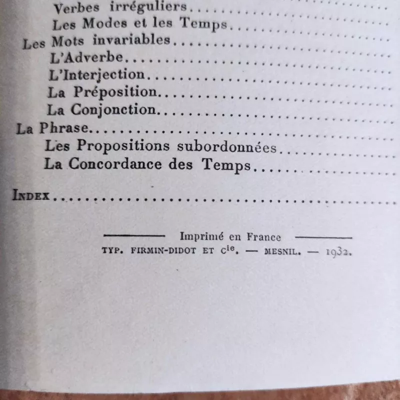 GRAMMAIRE DE L'ACADEMIE FRANCAISE - Nenurodyrta, Nenurodyta, knyga 5