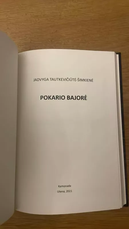 Pokario bajorė - Jadvyga Tautkevičiūtė-Šimkienė, knyga 3