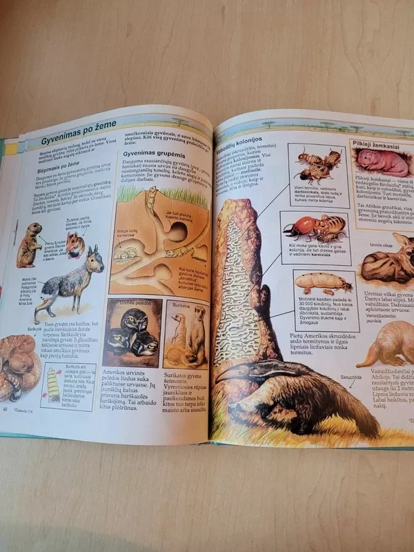 Trys knygos vaikams: Geografijos enciklopedija, Gamtos enciklopedija, Mokslo enciklopedija - Karolis Varlis ir Liza Mails; Leslie Colvin ir Emma Speare; Annabel Craig ir Cliff Rosney, knyga 6